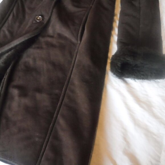Larry Lavine Womens brown Winter coat Jacket womens Size X Small Pre Owned - Picture 10 of 14